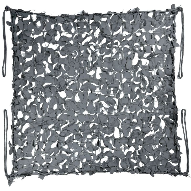 Verstärktes Tarnnetz grau