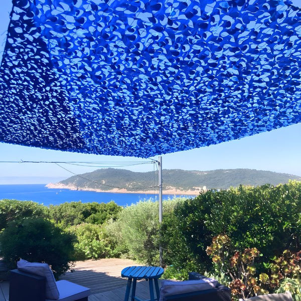 Tarnnetz Blau