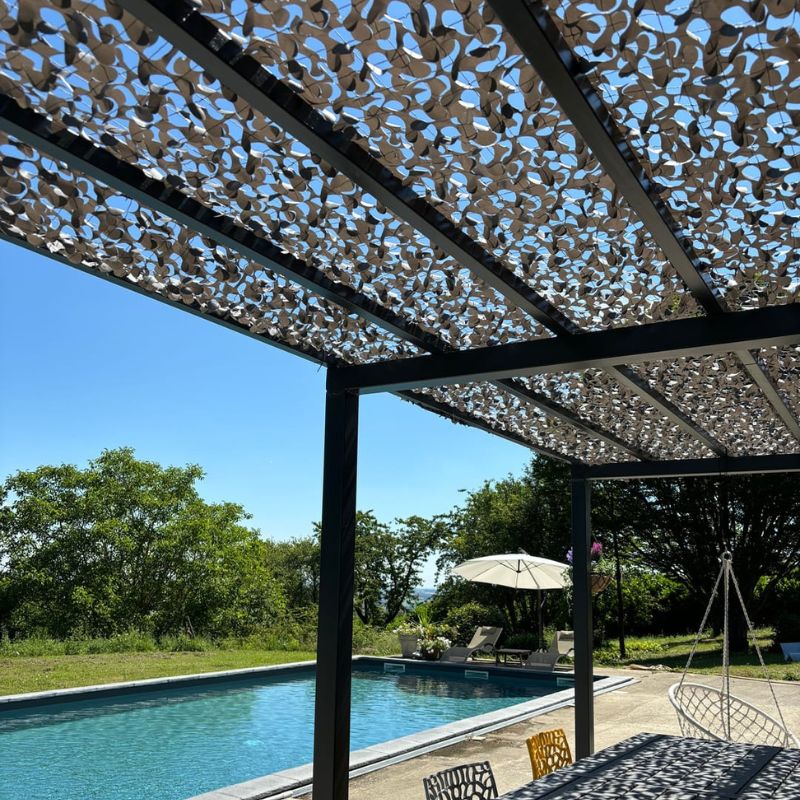 tarnnetz 10x10m grau
