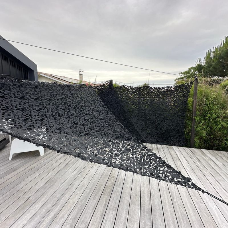Tarnnetz Dreieck Schwarz 7
