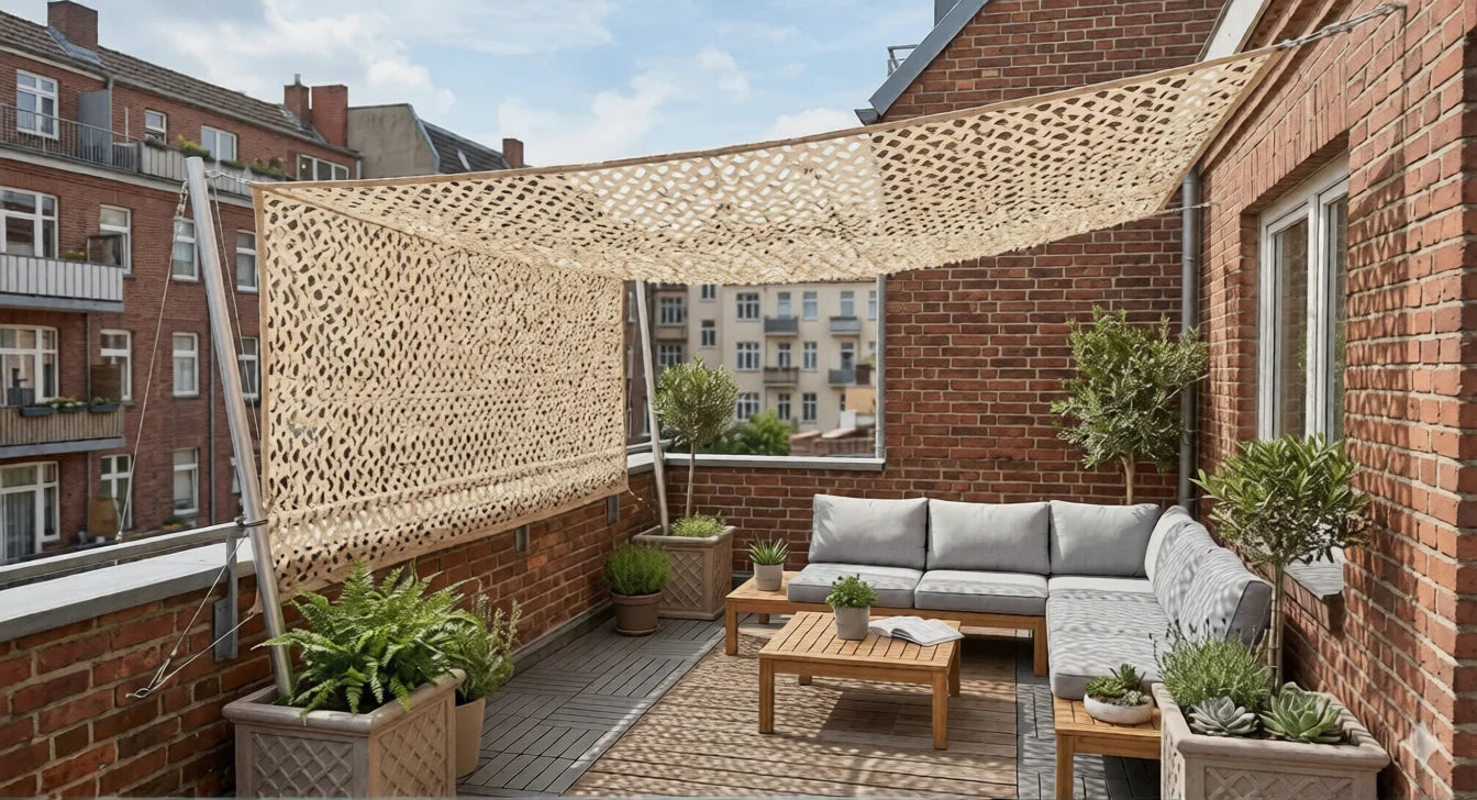 Gestaltung einer städtischen Terrasse