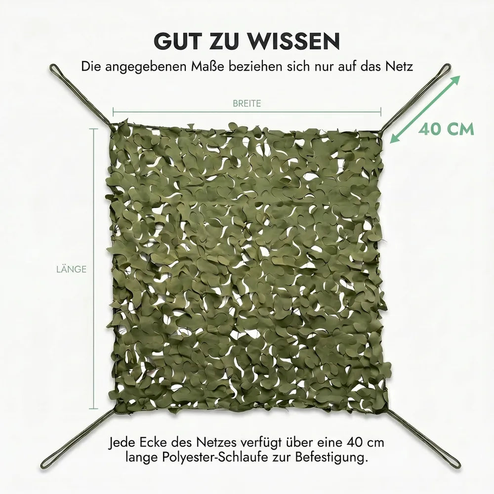 Tarnnetz Grün