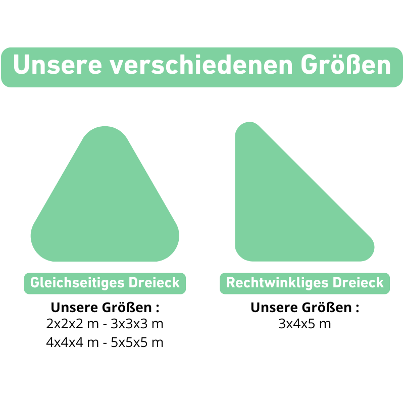 Weißes dreieckiges Tarnnetz