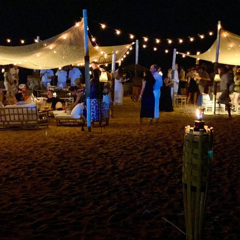 Sonnensegel aus Kokosfaser