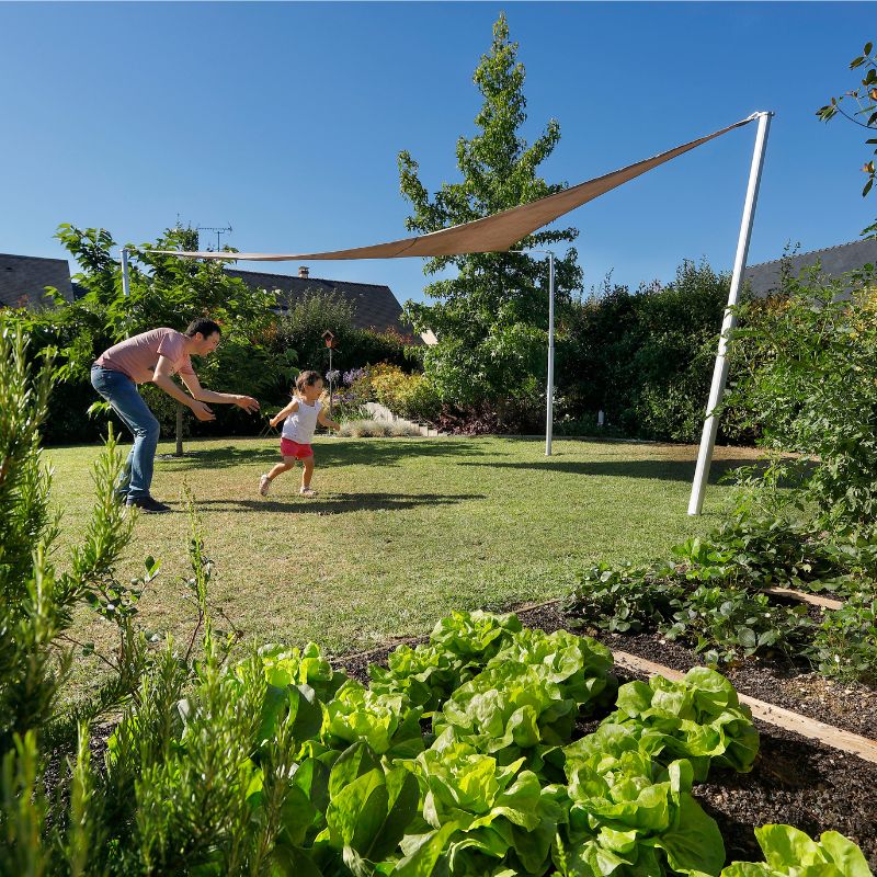 Sonnensegel Mast – Teleskop Aluminium